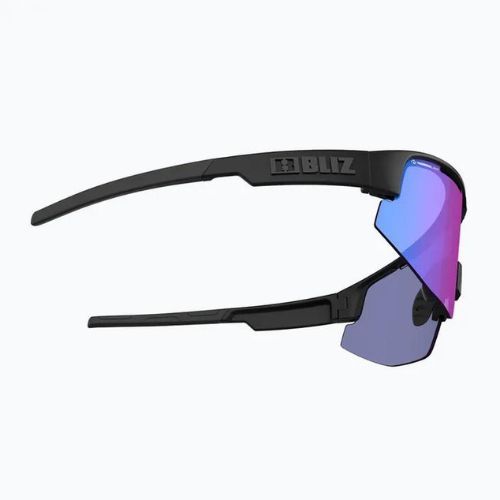 Bliz Matrix Nano Optics Nordic Light S2 dviratininkų akiniai matiniai juodi/begonia/violetiniai mėlyni multi