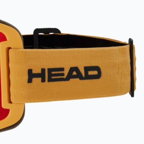HEAD Contex raudoni/saulės slidinėjimo akiniai
