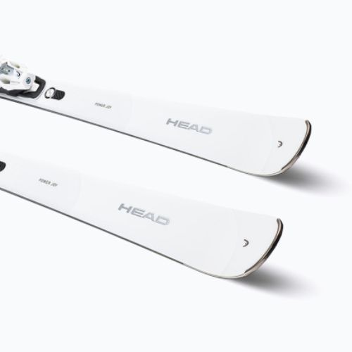 Moteriškos kalnų slidinėjimo slidės HEAD e-power Joy SW SF-PR + Joy 12 white/silver