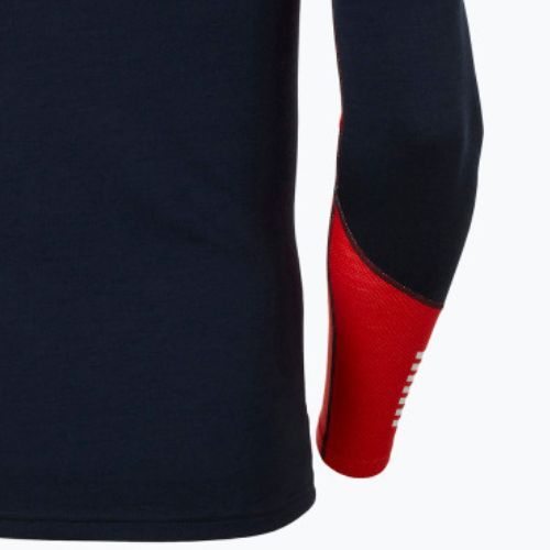Vyriški termoaktyvūs marškinėliai Helly Hansen Lifa Merino Midweight 1/2 Zip navy