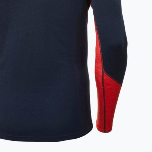 Vyriški termoaktyvūs marškinėliai Helly Hansen Lifa Merino Midweight Crew navy/598
