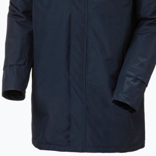 Vyriška Helly Hansen Dubliner Insulated Ilga striukė nuo lietaus tamsiai mėlyna