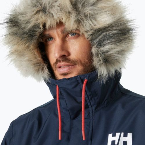 Vyriška Helly Hansen Coastal 3.0 Parka pūkinė striukė tamsiai mėlyna