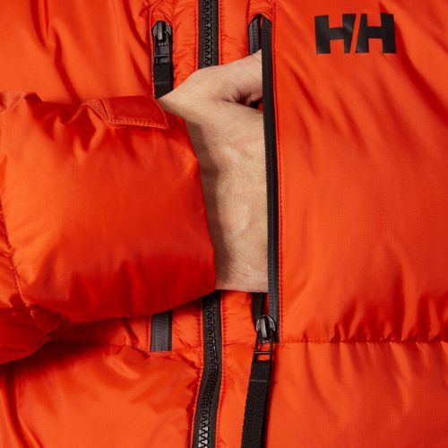 Vyriška Helly Hansen Park Puff Parka pūkinė striukė patrol orange