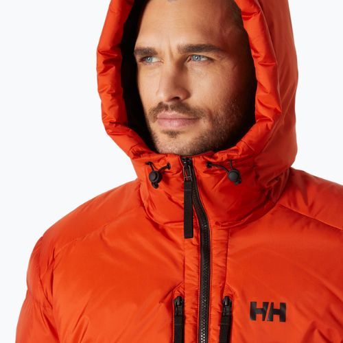 Vyriška Helly Hansen Park Puff Parka pūkinė striukė patrol orange