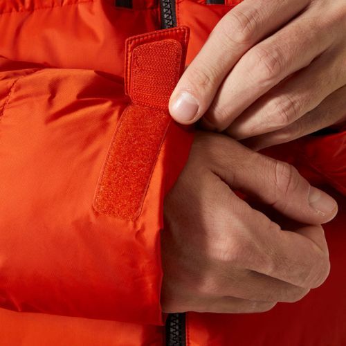 Vyriška Helly Hansen Park Puff Parka pūkinė striukė patrol orange