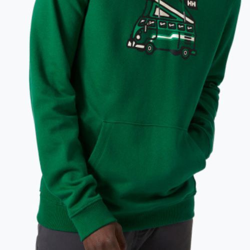 Vyriškas džemperis Helly Hansen F2F Organic Cotton Hoodie malachite