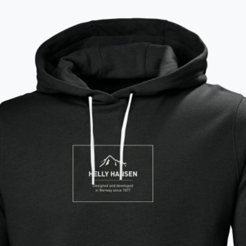 Vyriškas džemperis Helly Hansen F2F Organic Cotton Hoodie ebony melange