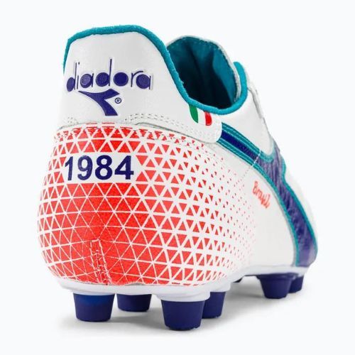 Vyriški futbolo bateliai Diadora Brasil Italy OG GR LT+ MDPU white/navy