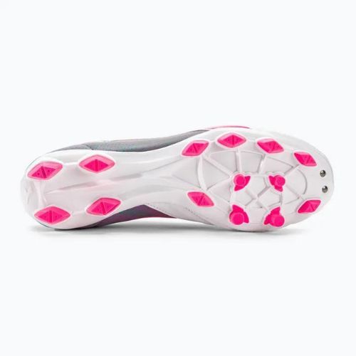 Vyriški futbolo bateliai Diadora Brasil Elite Veloce GR LPU white/pink fluo/blue fluo