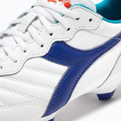 Vyriški futbolo bateliai Diadora Brasil GR LT+ MPH white/navy