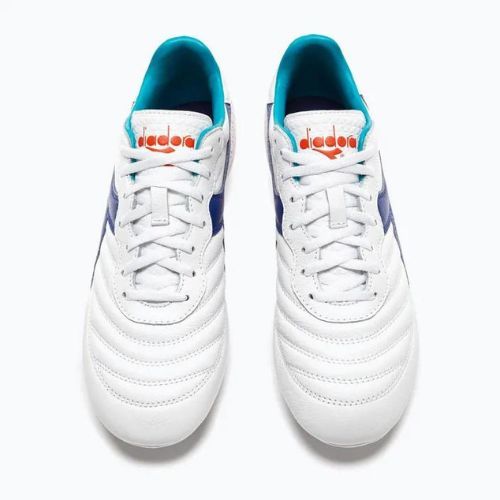 Vyriški futbolo bateliai Diadora Brasil GR LT+ MPH white/navy