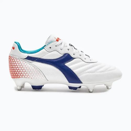 Vyriški futbolo bateliai Diadora Brasil GR LT+ MPH white/navy