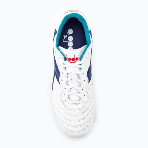 Vyriški futbolo bateliai Diadora Brasil GR LT+ MDPU white/navy