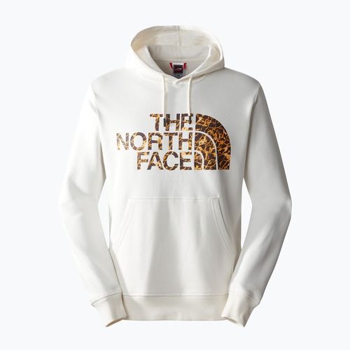 Vyriška The North Face Standard Hoodie gardenia balta/anglies ruda vandens iškraipymo spauda