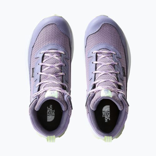 The North Face Fastpack Hiker Mid Wp lunar slate/lupine vaikiški trekingo batai