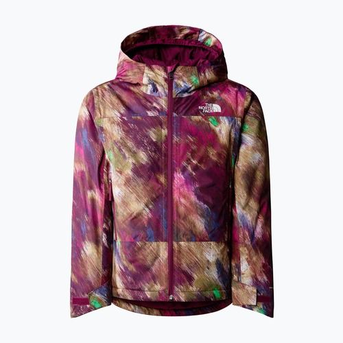 The North Face Freedom Insulated boysenberry paint lightening small print vaikiška slidinėjimo striukė
