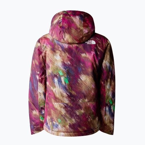 The North Face Freedom Insulated boysenberry paint lightening small print vaikiška slidinėjimo striukė