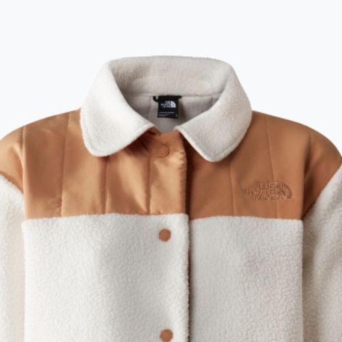 Moteriška vilnonė striukė The North Face Cragmont Fleece Shacket gardenia white/almond butter