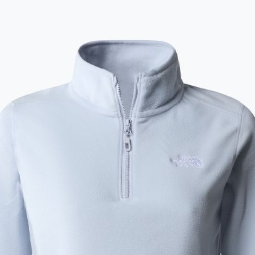 Moteriškas vilnonis džemperis The North Face 100 Glacier 1/4 Zip dusty periwinkle