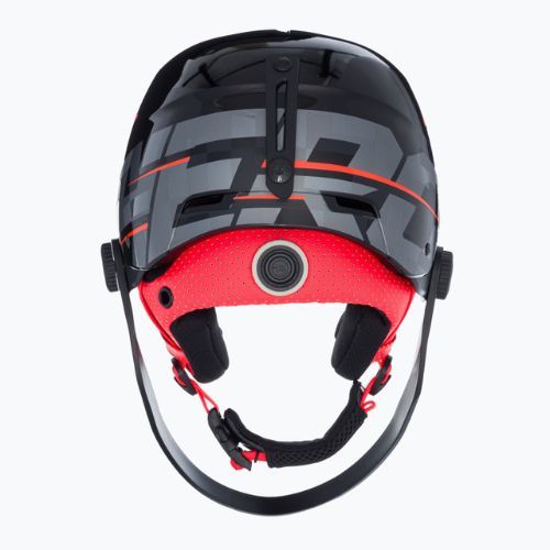 Slidinėjimo šalmas Rossignol Hero Slalom Impacts + Chinguard black