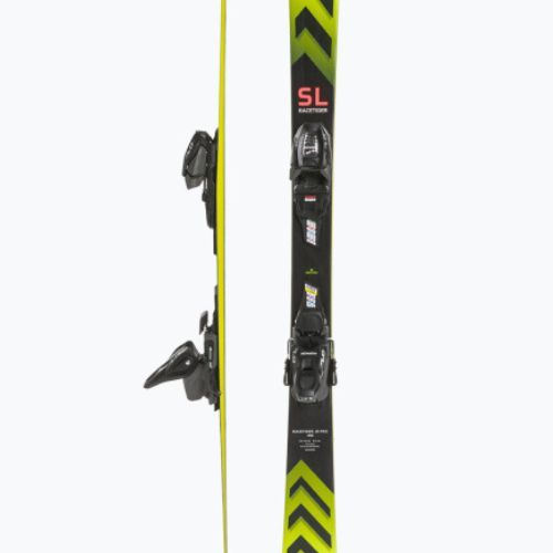 Vaikiškos kalnų slidės Völkl Racetiger Junior Pro + 7.0 VMotion Jr flo yellow/black