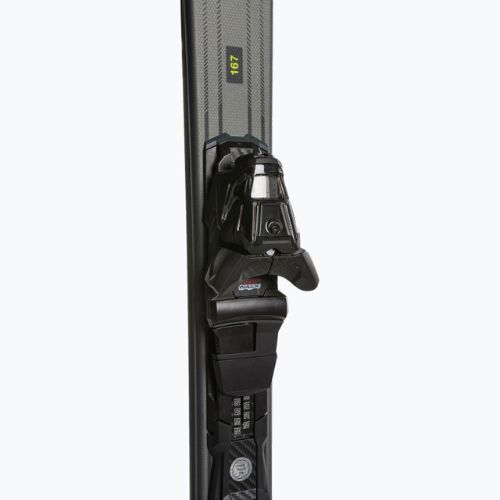 Salomon S/Max 6 + M10 GW L80 castelrock/safety yellow/white kalnų slidės