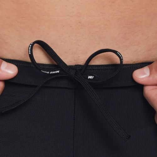 Vyriški "Nike" logotipas Kvadratiniai maudymosi bokseriai juodi