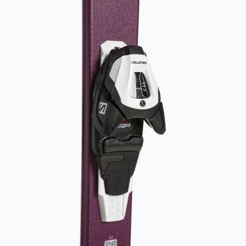 Vaikiškos kalnų slidės Salomon Lux Jr M + L6 bordeau/pink