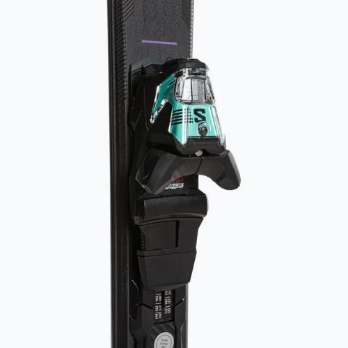Moteriškos kalnų slidės Salomon S/Max N6 XT + M10 GW black/paisley purple/beach glass