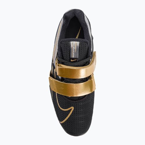 Svorių kilnojimo batai Nike Romaleos 4 black/metallic gold white