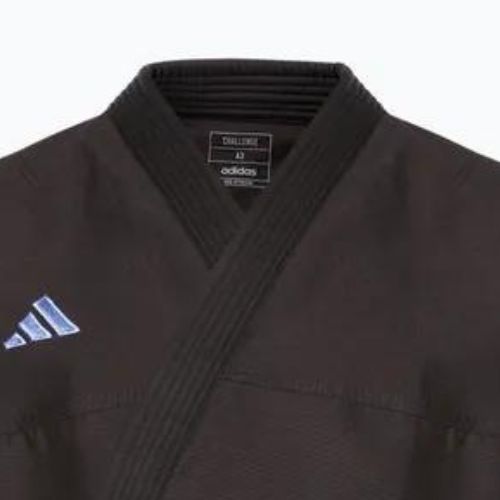 GI brazilų džiudžitsu adidas Challenge 2.0 black/gradient blue