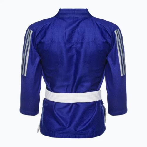 GI brazilų džiudžitsu vaikams adidas Rookie blue/grey