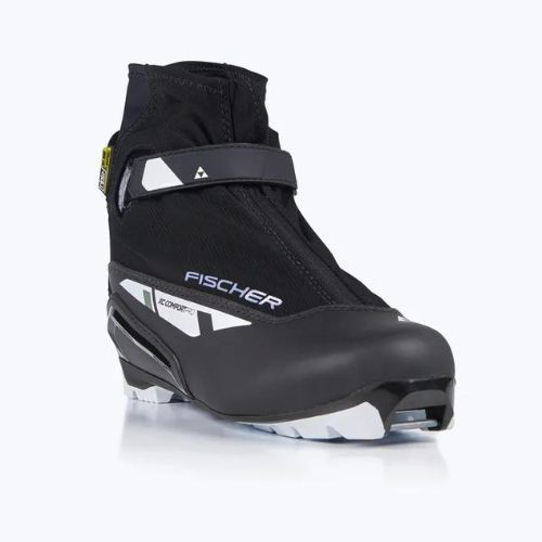 Fischer XC Comfort Pro juodi/balti/gelsvi bėgimo slidėmis batai