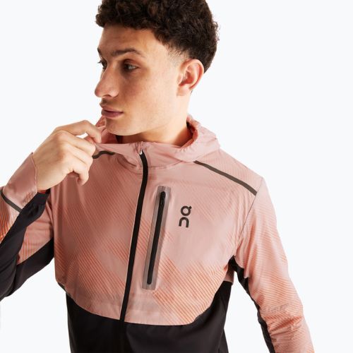 Vyriška bėgimo striukė On Weather Lumos woodrose/black