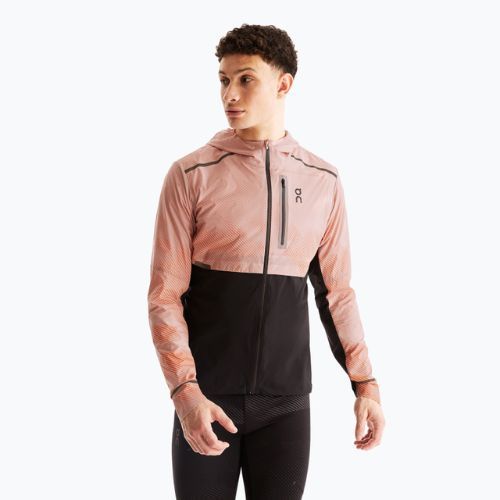 Vyriška bėgimo striukė On Weather Lumos woodrose/black