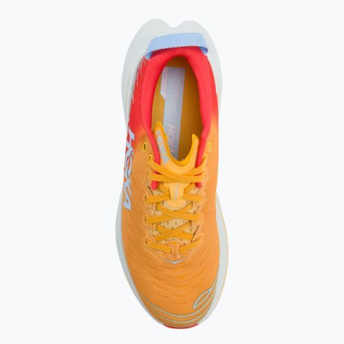 HOKA Bondi X fiesta/amber yellow vyriški bėgimo bateliai