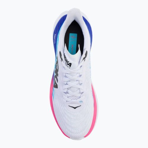 Vyriški bėgimo bateliai HOKA Mach 5 white/scuba blue