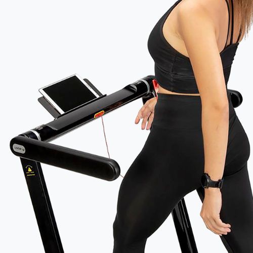 HMS LOOP12 elektrinis bėgimo takelis juodas