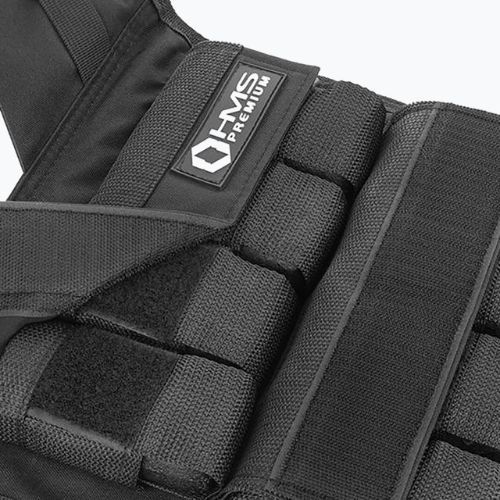 Treniruočių liemenė su svoriu HMS KTO16 16 kg juoda