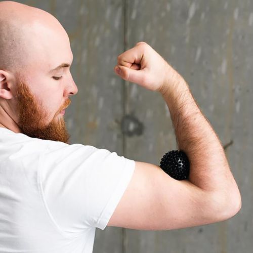 HMS BLP01 Lacrosse masažinis kamuolys juodas