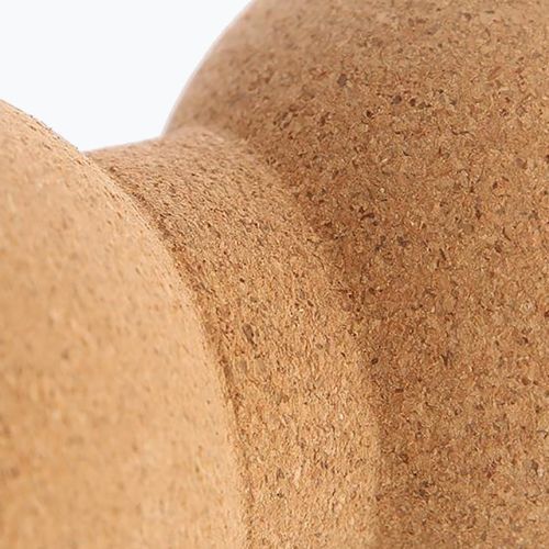 HMS masažinis kamuolys BLW02 dvigubas rudas