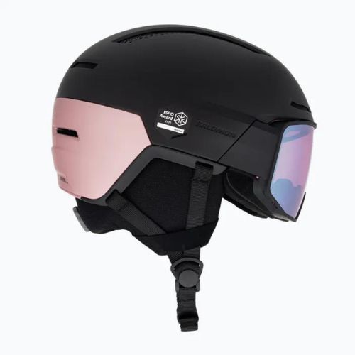 Slidinėjimo šalmas Salomon Driver Pro Sigma S2 black/rose/gold