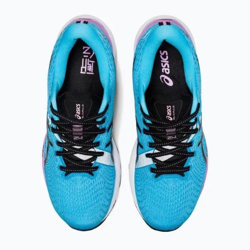 ASICS Gel-Cumulus 24 Ekiden moteriški bėgimo bateliai aquarium/black