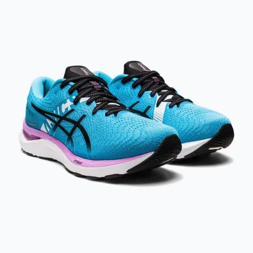 ASICS Gel-Cumulus 24 Ekiden moteriški bėgimo bateliai aquarium/black