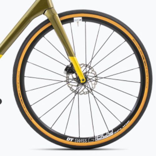 Superior X-ROAD Team Comp GR gloss olive/chrome žvyro dviratis