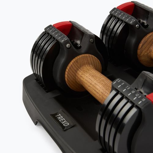 XTREXO ADS15 reguliuojamas hantelis / štanga juoda