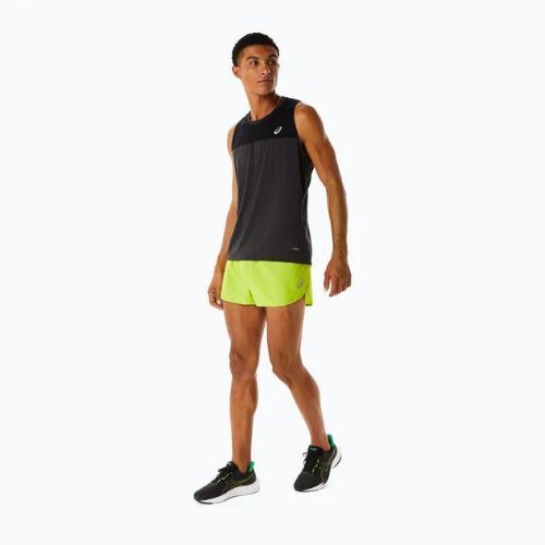 Vyriški bėgimo šortai ASICS Core Split lime zest