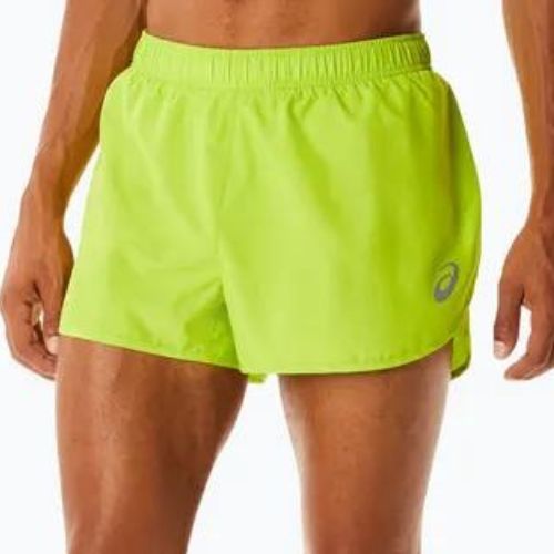 Vyriški bėgimo šortai ASICS Core Split lime zest