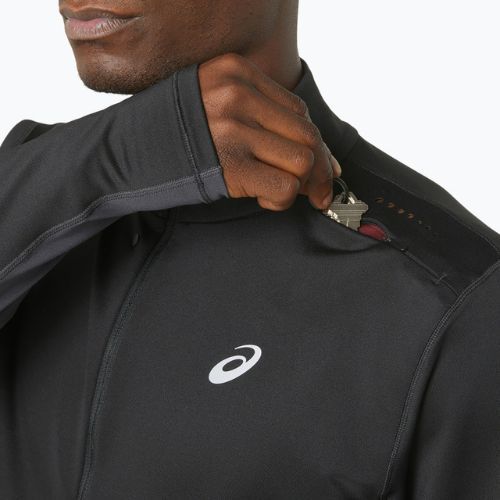Vyriškas bėgimo džemperis ASICS Winter Run 1/2 Mid Layer performance black/graphite grey